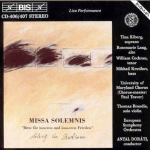 MISSA SOLEMNIS IN D MAJOR