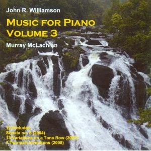 WILLIAMSON PIANO MUSIC,.3