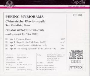 PEKING MYRIORAMA